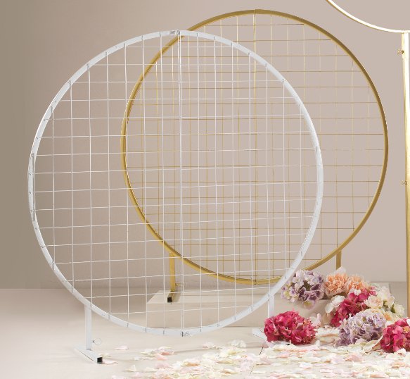 Arche ronde avec grille