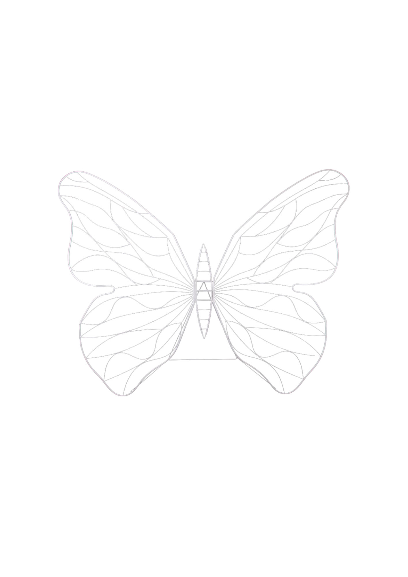Papillon métal