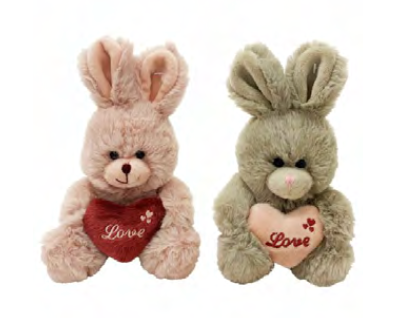 Peluche lapin cœur LOVE