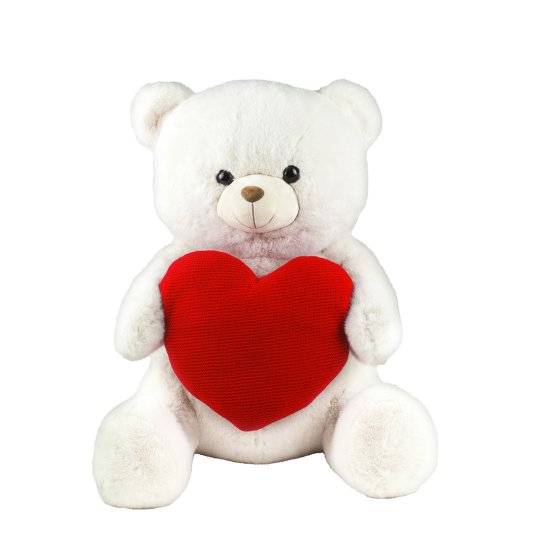 Ours écru coeur