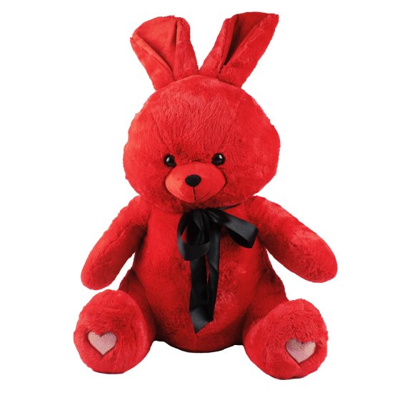 Lapin rouge noeud