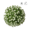 Boule de fleurs blanche