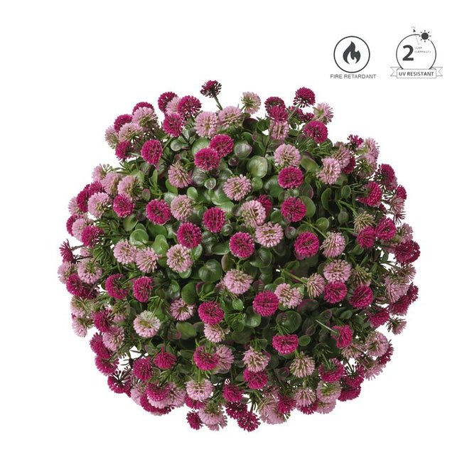 Boule de fleurs rose
