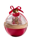 Bougie en boule de Noël ROUGE