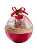 Bougie en boule de Noël ROUGE