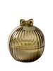 Bougie en boule de Noël VERT Noeud