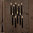 Bougies LED flottantes noir