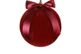 Boule floqué bordeaux