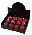 Boules En Verre rouge avec ours