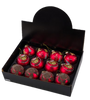 Boules En Verre rouge avec ours