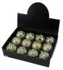 Boules En Verre vert avec motif
