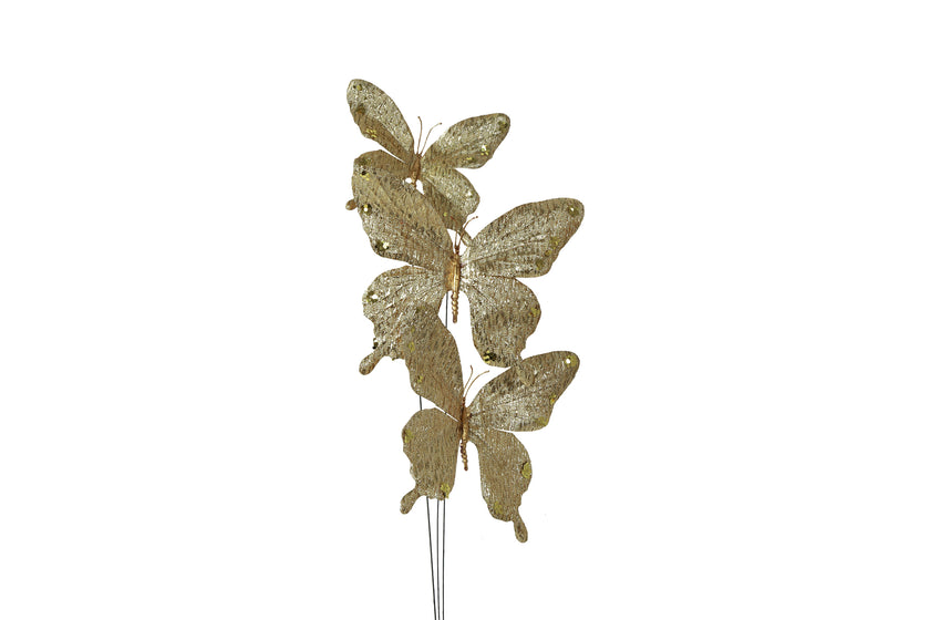 Branche de 3 papillons