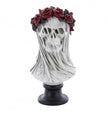 Buste tete de mort couronne