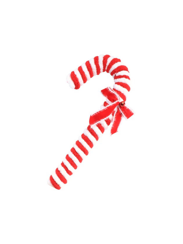 Candy cane fourrure avec noeud