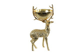 Cerf avec bol or