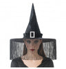 Chapeau sorciere franges