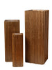Colonne bois carré lot de 3