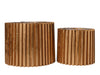 Colonne bois rond lot de 2