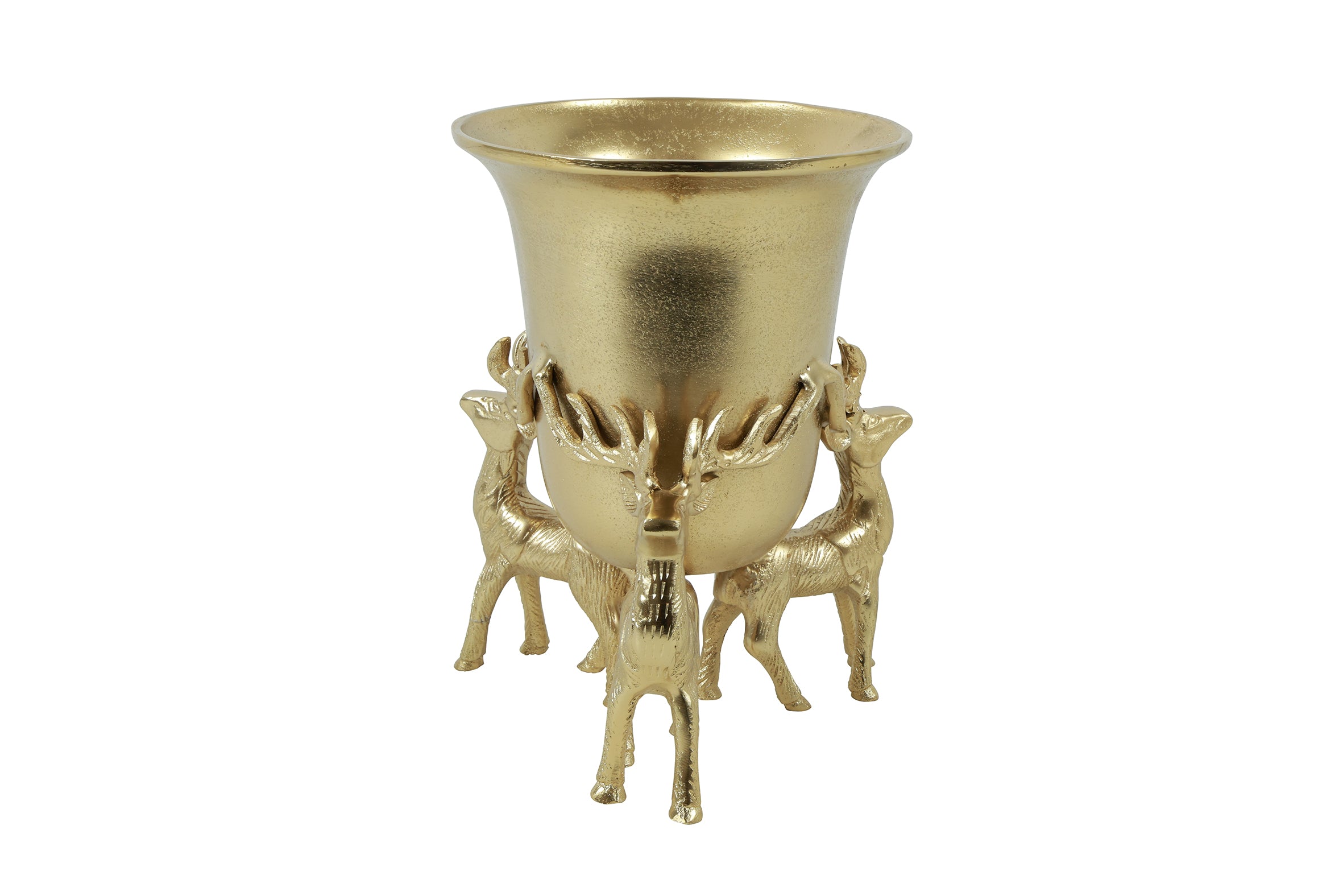 Contenant doré 3 cerf