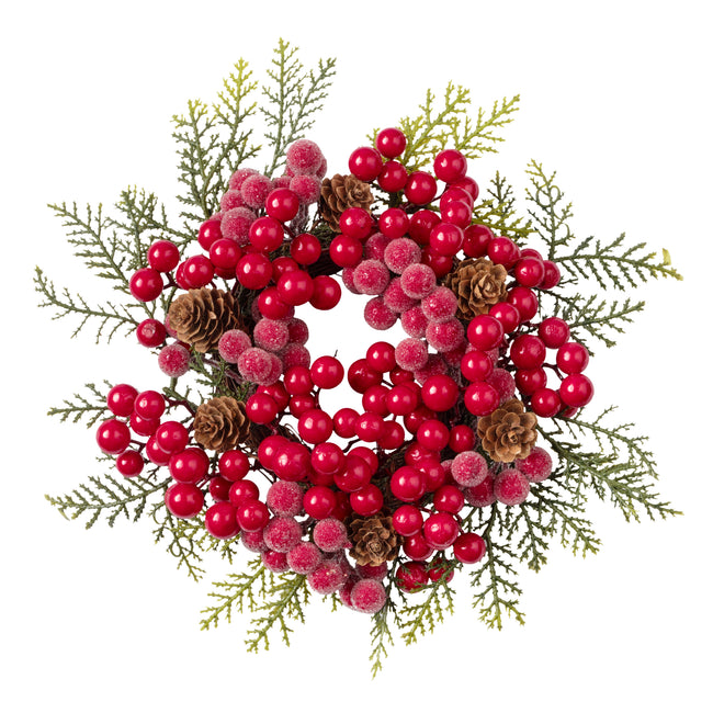 Couronne baies cèdre rouge et pin