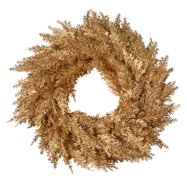 Couronne de cyprés doré