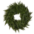 Couronne de cyprés vert