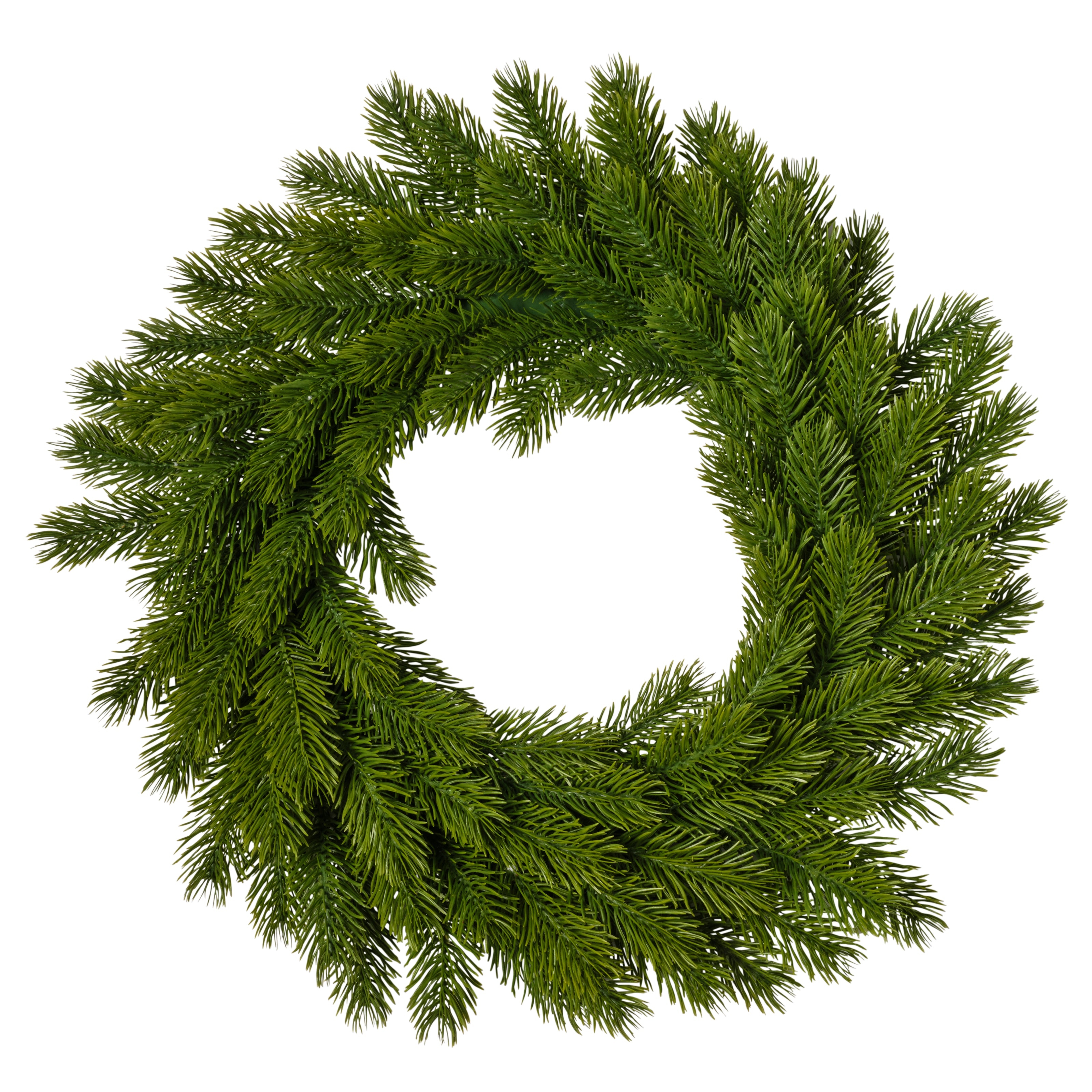 Couronne de pin vert