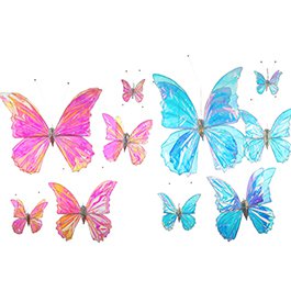 Papillons holographiques