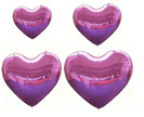 Coeur gonflable rose
