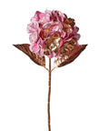 Hortensia métallique sur tige