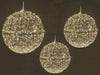 Lot de 3 sphère lumineux chaud