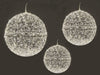 Lot de 3 sphère lumineux froid