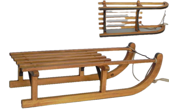 LUGE EN BOIS