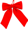 NOEUD A PAILLETTES ROUGE