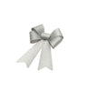 Noeud argent paillettes