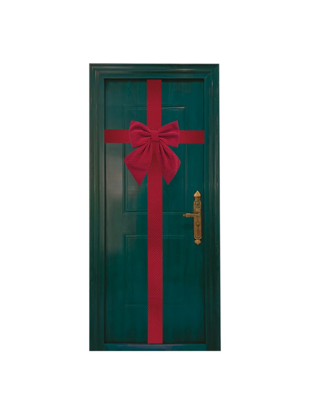 Noeud de porte rouge