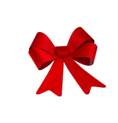 Noeud velours rouge