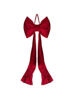 Noeud velours rouge XXL