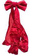 Noeud velours rouge XXL