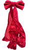 Noeud velours rouge XXL