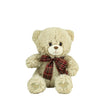 Ours beige noeud ecossais