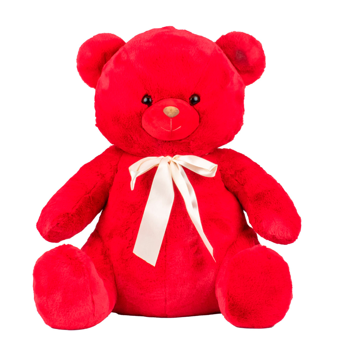 Peluche ours rouge