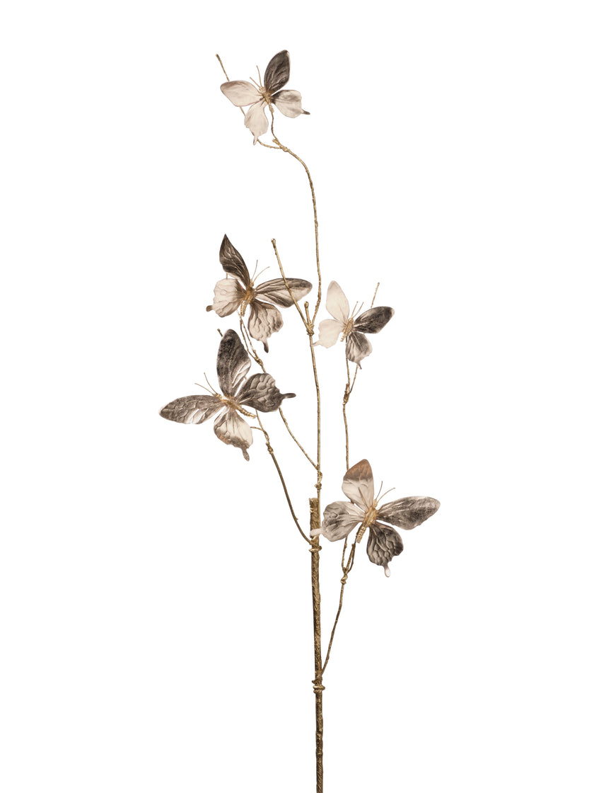 Piquet de 5 papillons