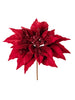 Poinsettia sur tige à paillettes