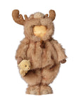 Renne fourrure marron