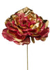 Rose métallique sur tige