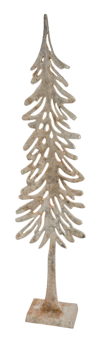 Sapin doré métal