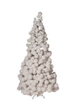 Sapin en boule de peluche Blanc