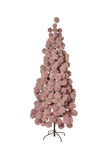 Sapin en boule de peluche Rose