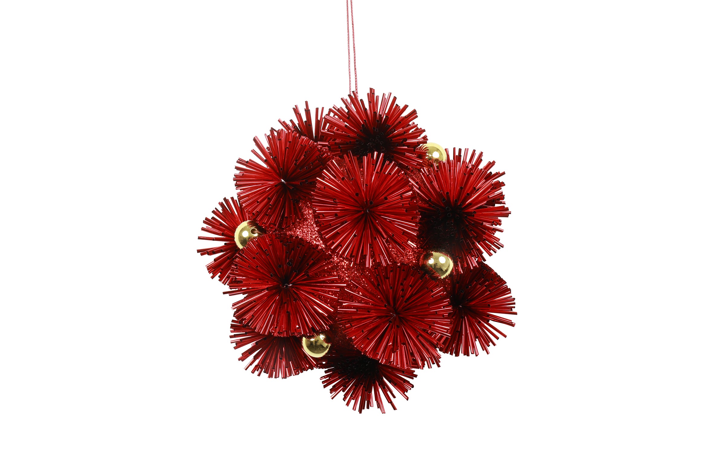Sphére pom pom pola rouge